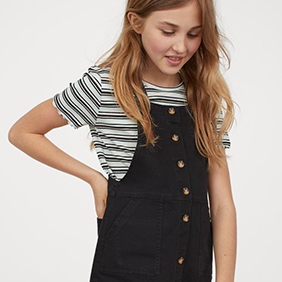 Jumper noir avec boutons enfant H&M