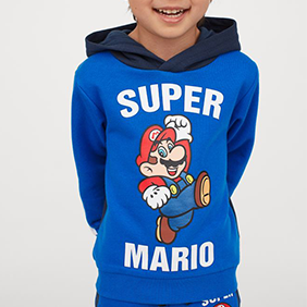 Chandail ouaté Super Mario H&M