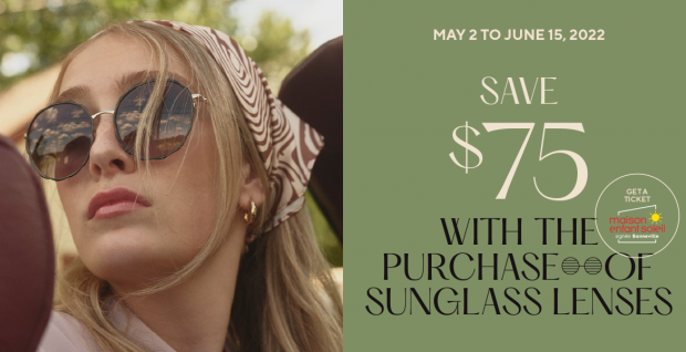 Sunglass lenses promotion
