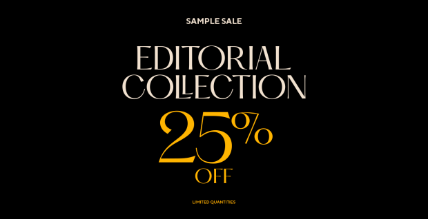 Editorial Collection Sample sale